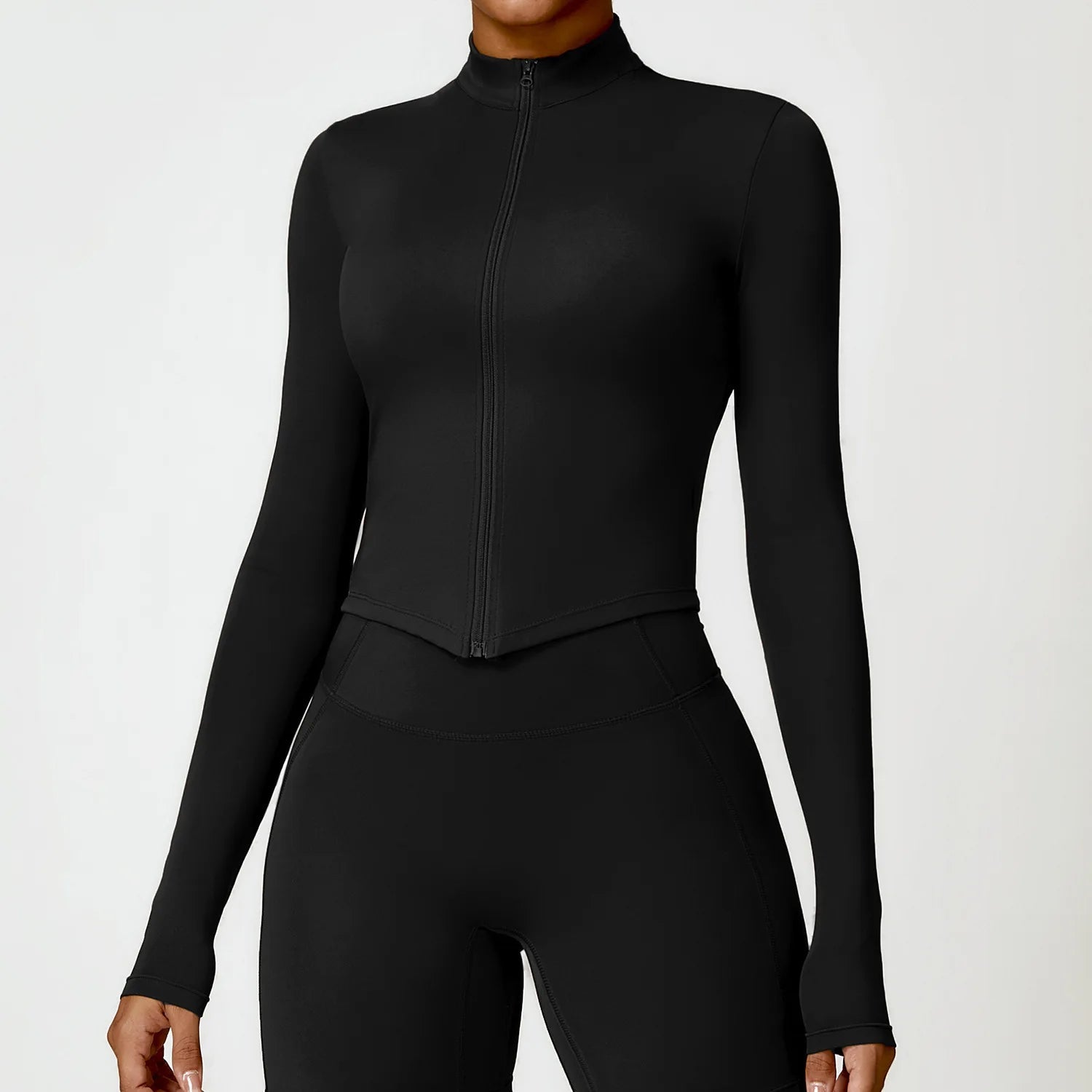 Ensemble Fitness Féminin Séchage Rapide avec Fermeture Éclair - Leggivi Fitness