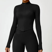 Ensemble Fitness Féminin Séchage Rapide avec Fermeture Éclair - Leggivi Fitness