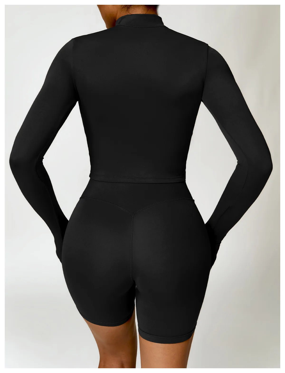 Ensemble Fitness Féminin Séchage Rapide avec Fermeture Éclair - Leggivi Fitness