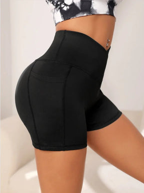 Short Fitness Taille Haute avec Poche pour Femmes - Leggivi Fitness