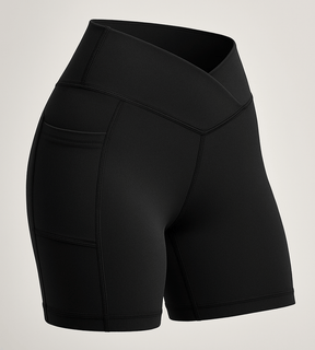 Short Fitness Taille Haute avec Poche pour Femmes - Leggivi Fitness